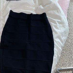 Black pencil skirt